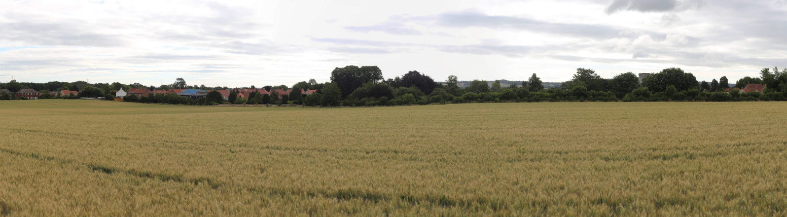 existing view looking north east