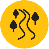 walking route icon